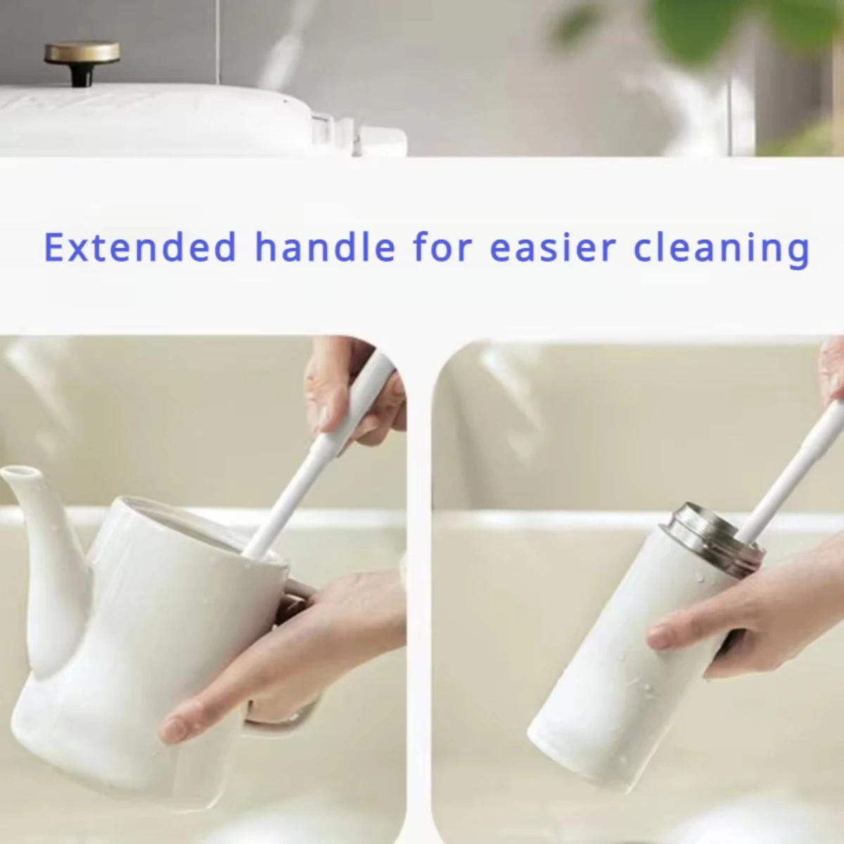 Reusable Bottle - فرشاة تنظيف متعددة الاستخدامات مصنوعة من
