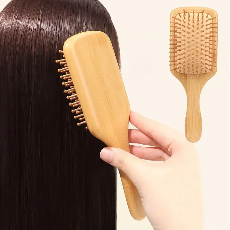 Bamboo Toothbrush - مشط خشبي فاخر من الخيزران لتدليك