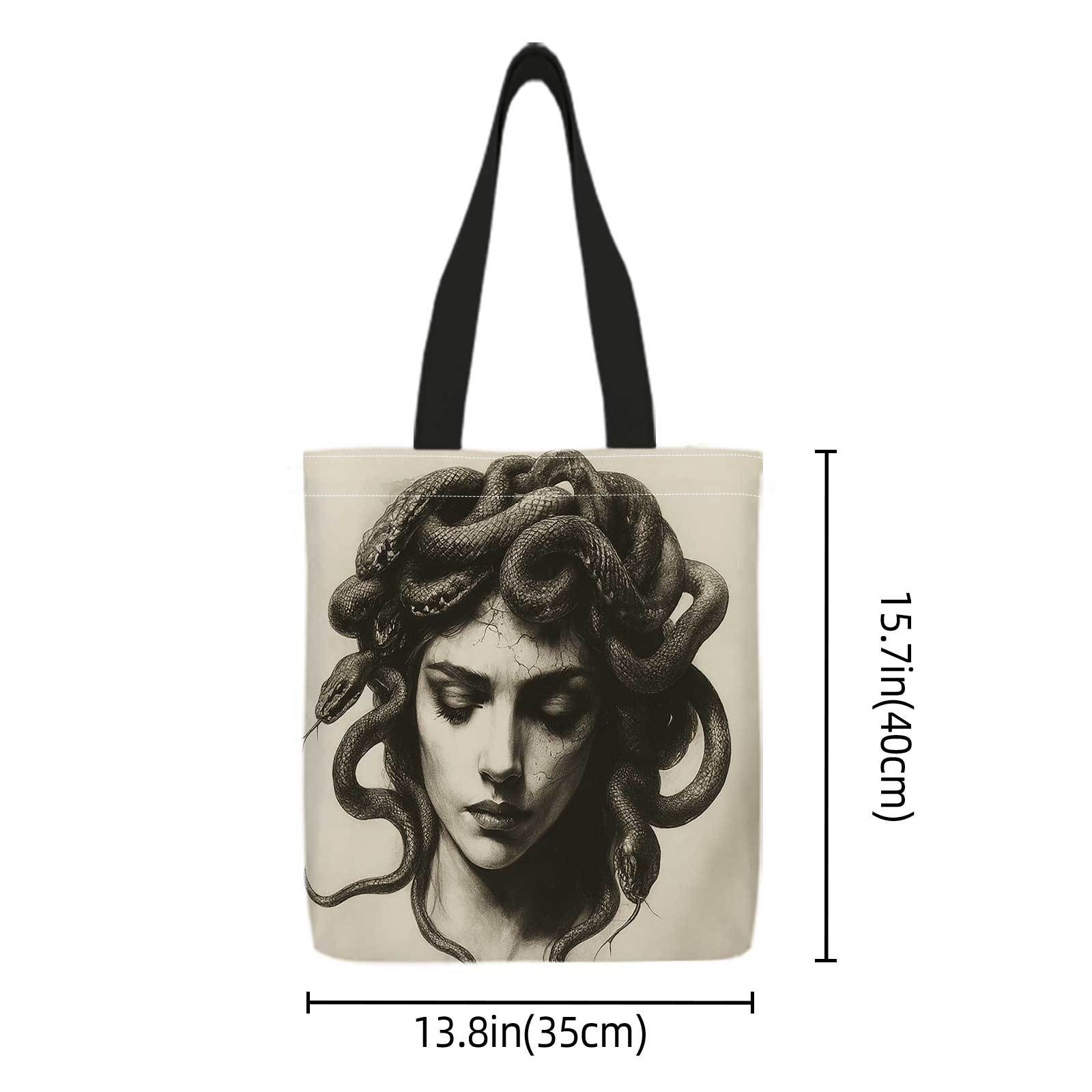 حقيبة تسوق مطبوعة على الوجهين  - مراجعة Reusable Bag وسعره