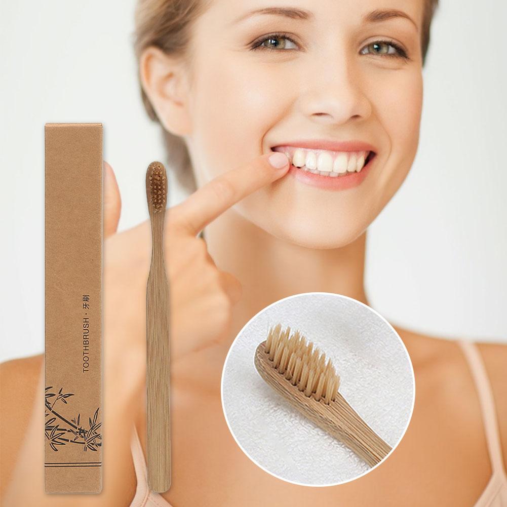 1/5/10 قطع فرشاة أسنان للبالغي - مراجعة Bamboo Toothbrush وسعره