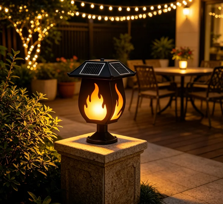 مصابيح عمودية تعمل بالطاقة الش - مراجعة Solar Garden Light وسعره