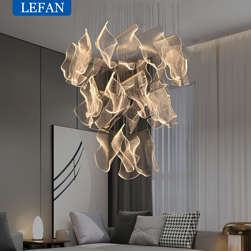 ثريا LED عصرية فاخرة بتصميم شر - مراجعة Sustainable Living Guide وسعره