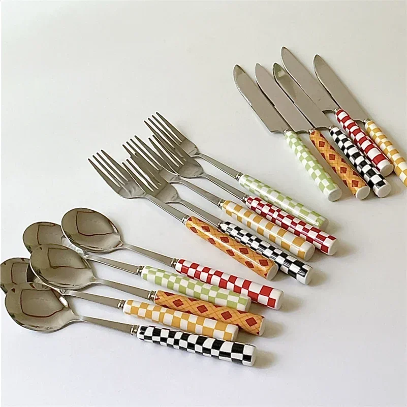 3 قطعة/المجموعة الفولاذ المقاو - مراجعة Bamboo Cutlery وسعره