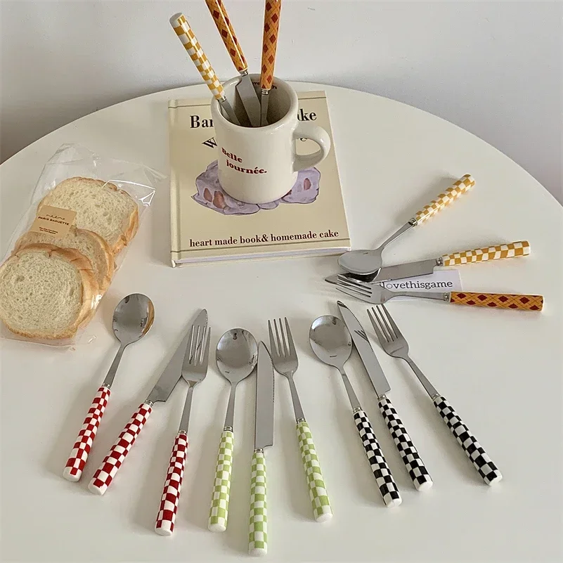 3 قطعة/المجموعة الفولاذ المقاو - مراجعة Bamboo Cutlery وسعره