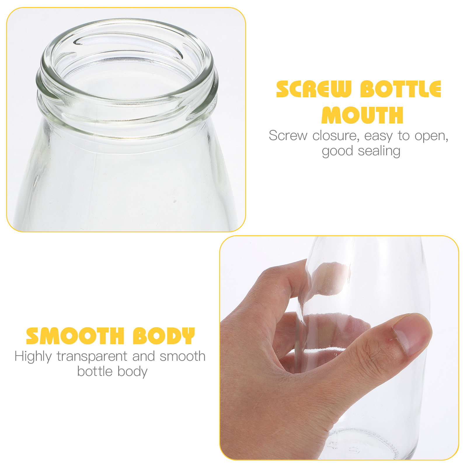 4 قطع من أوعية الحليب الزجاجية - مراجعة Reusable Bottle وسعره